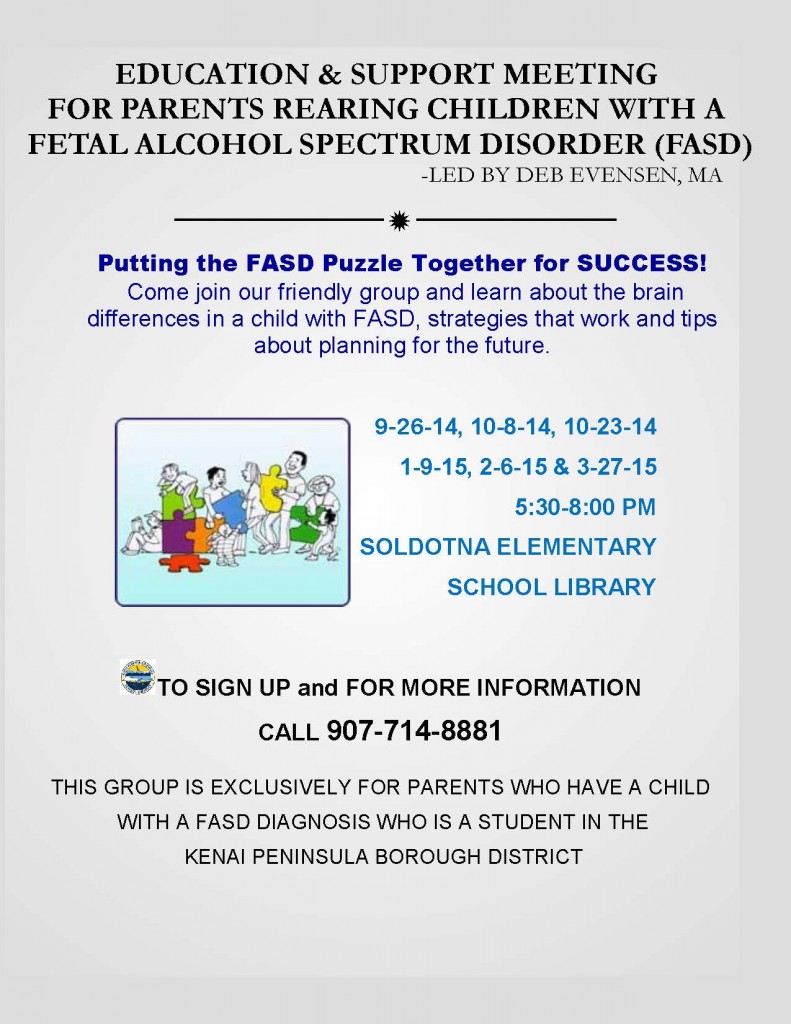 FASD FY14 Education and support meeting dates