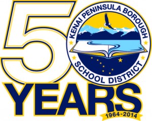 KPBSD 50 years logo