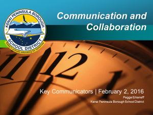 2016_02_02 Key Communicator presentation Collaboration and Communication
