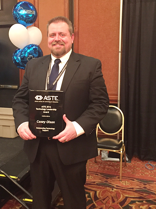 Casey Olson, 2016 ASTE Tech Support of the Year 2016 sm