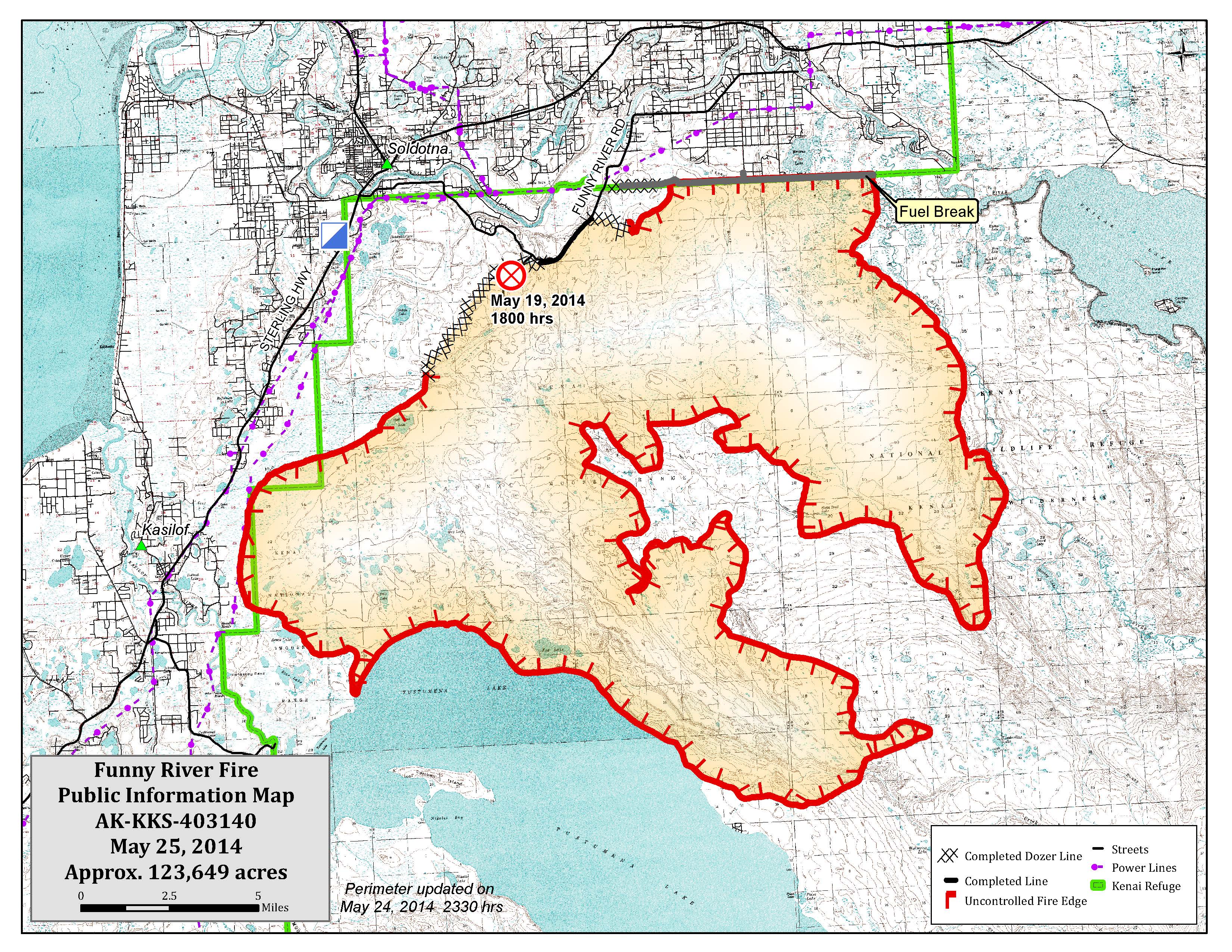 FUNNY RIVER FIRE UPDATE 123,649 acres with 20 percent containment - KPBSD  Communications Field NotesKenai Peninsula Borough School District | Sharing  Stories ~ Learn, Connect, Engage