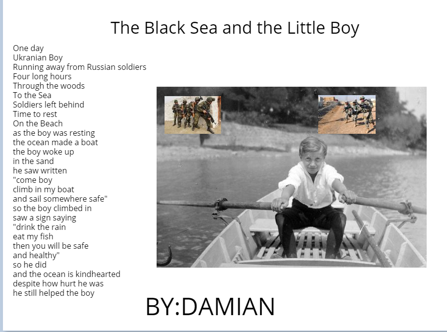 poems and essay say on black sea port